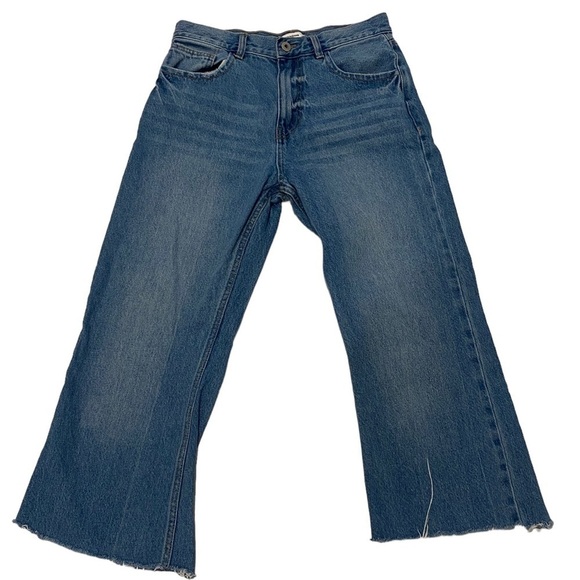 GIMAGUAS Raw Hem Denim Ankle Jeans Size Italian 38 GUC - Picture 1 of 9